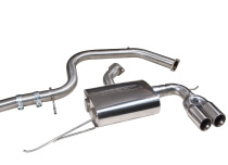 Volkswagen Golf GTD Mk6 (5K) 170PS 09-13 Catback Sportavgassystem - Twin to one side / Passar std. bumper Cobra Sport